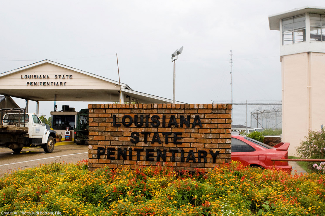 The exterior of the Louisiana State Penitentiary — also known as Angola.