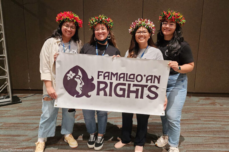 A group of Famalao'an Rights activists.