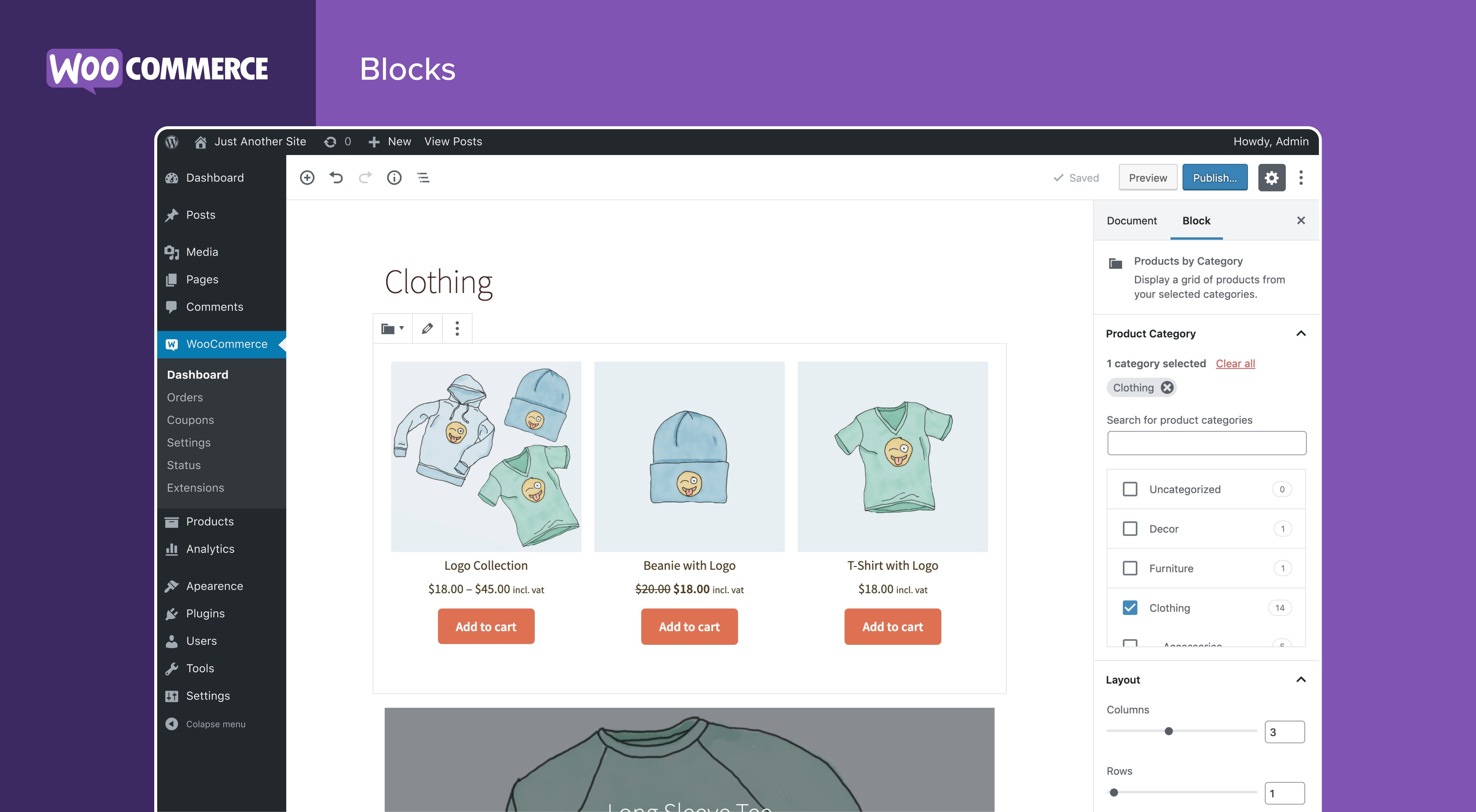 Woocommerce ecommerce platform